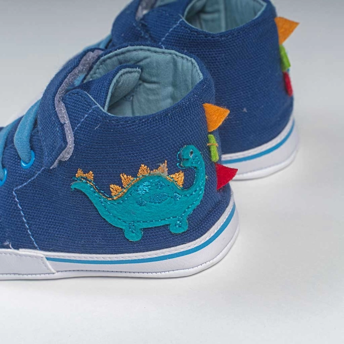 Βρεφικά παπούτσια για αγόρια little dino ραφ παπουτσάκια αγκαλιάς για μωράκια μαλακά μηνών online (2)