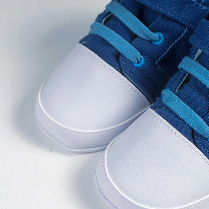 Βρεφικά παπούτσια για αγόρια little dino ραφ παπουτσάκια αγκαλιάς για μωράκια μαλακά μηνών online (3)