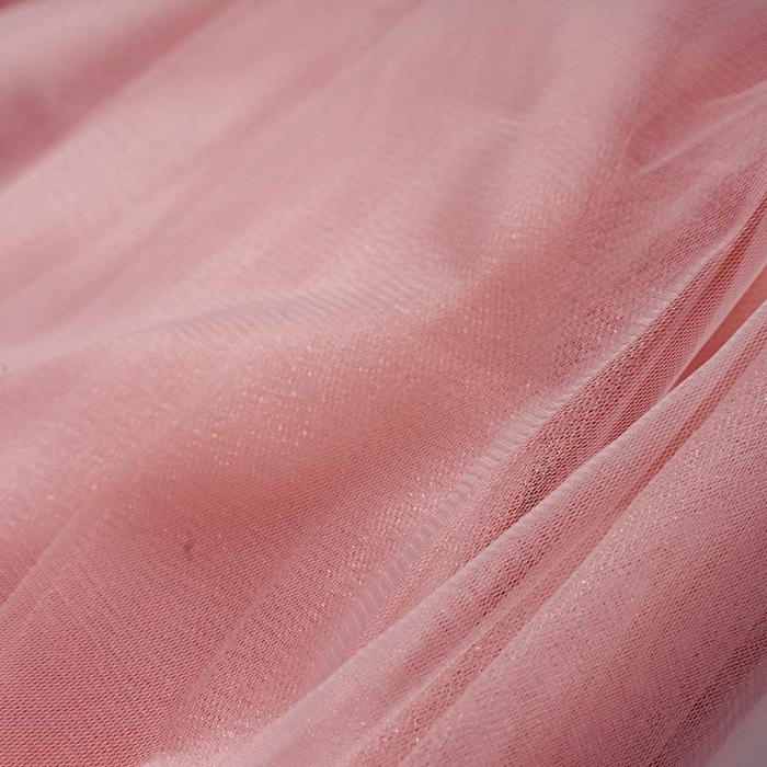 Bρεφικό αμπιγέ φόρεμα για κορίτσια Feather ροζ γάμος βάφτιση καλό τούλι μηνών online (5)