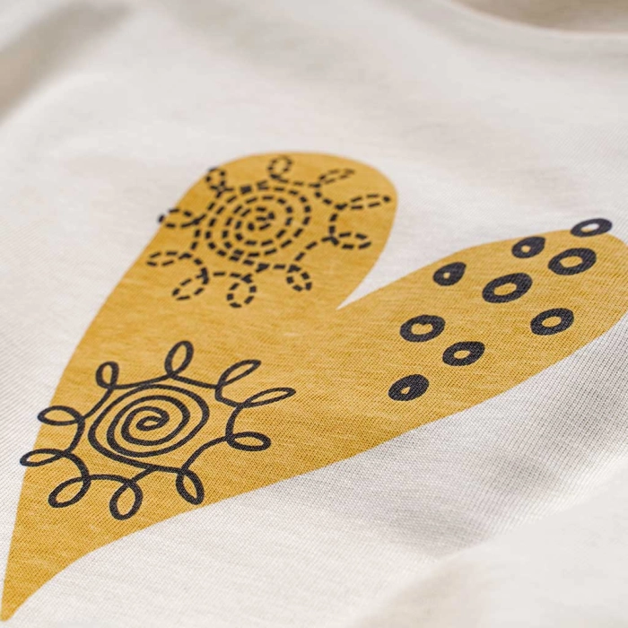 Παιδική μπλούζα crop AKO για κορίτσια desert heart άσπρο κοντομάνικες μπλούζες καλοκαιρινές με μονέκερο tshirt μοντέρνα ετών (2)