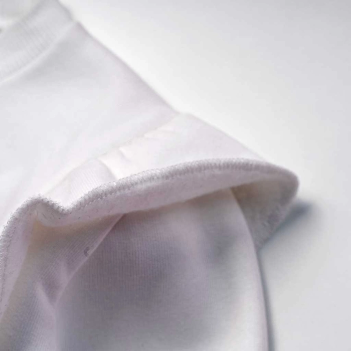 Παιδικό σετ φόρμας NEK για κορίτσια shine άσπρο φούτερ χειμωνιάτικα φόρμες με κολάν φούτερ χοντρά (3)