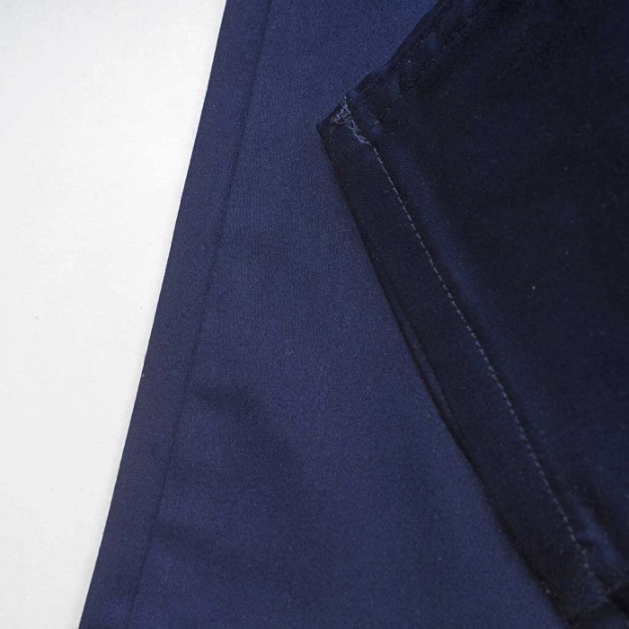 Παιδικό παντελόνι για αγόρια dreaming Genova μπλε υφασμάτινα παντελόνια ελαστικά βαμβακερά κλασσικά καπαρντίνα ετών (2)