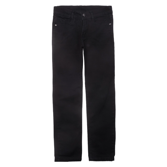 Παιδικό παντελόνι για αγόρια dreaming Genova μαύρο υφασμάτινα παντελόνια ελαστικά βαμβακερά κλασσικά καπαρντίνα ετών