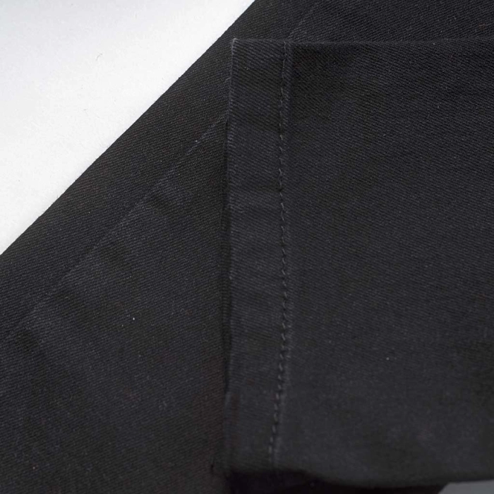 Παιδικό παντελόνι για αγόρια dreaming Genova μαύρο υφασμάτινα παντελόνια ελαστικά βαμβακερά κλασσικά καπαρντίνα ετών (2)