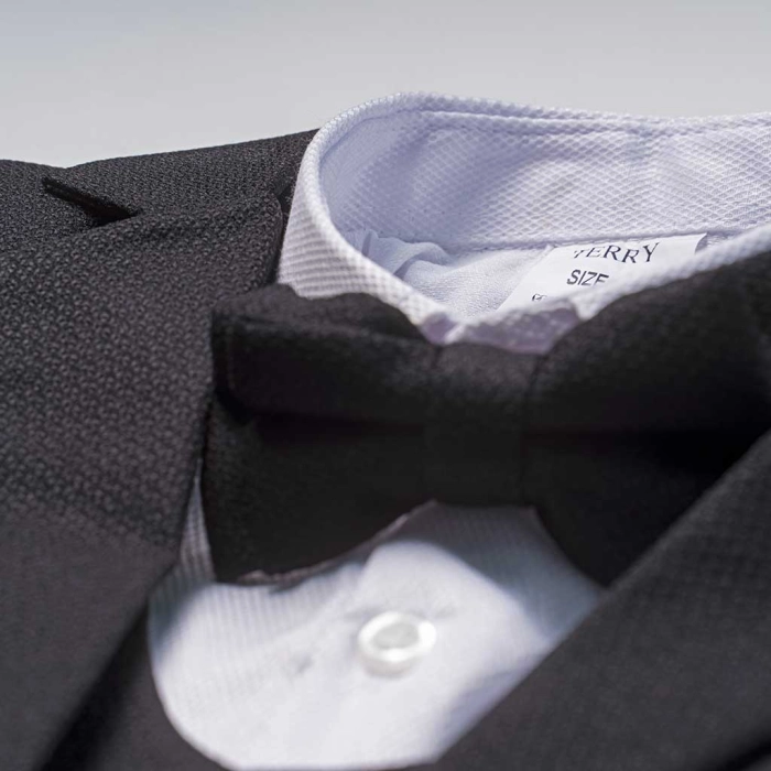 Παιδικό κουστούμι για αγόρια Scissors μαύρο καλό επίσημο παράγαμπρος γάμος βάφτιση ετών online (2)