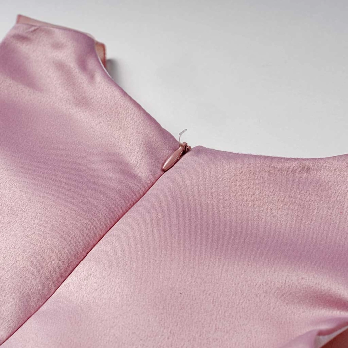 Παιδικό φόρεμα αμπιγέ για κορίτσια Carmen ροζ παρανυφάκι αμπιγέ καλό γάμο βάφτιση ετών online (7)