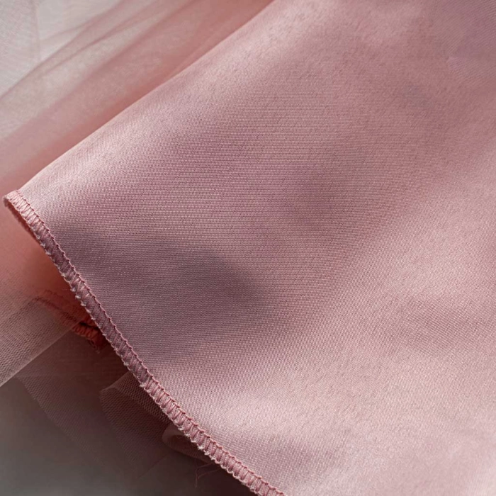 Παιδικό φόρεμα αμπιγέ για κορίτσια Pilar ροζ παρανυφάκι αμπιγέ καλό γάμο βάφτιση ετών online (5)
