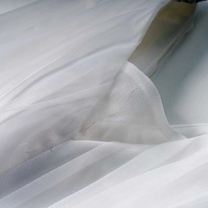 Παιδικό φόρεμα αμπιγέ για κορίτσια Pilar άσπρο παρανυφάκι αμπιγέ καλό γάμο βάφτιση ετών online (2)