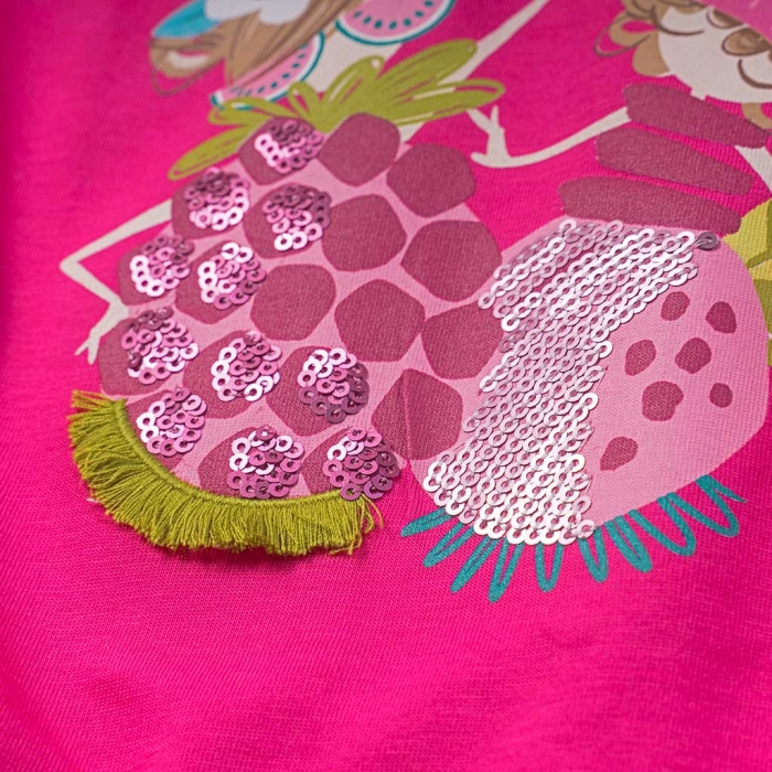 Παιδικό φόρεμα Mayoral για κορίτσια jadore ροζ μοντέρνα επώνυμα κοριτσίστικα καλοκαίρι ετών Online (2)