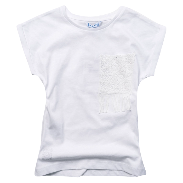 Παιδική μπλούζα Mayoral για κορίτσια ScanPlay άσπρο μοντέρνα επώνυμη ετών online (1)