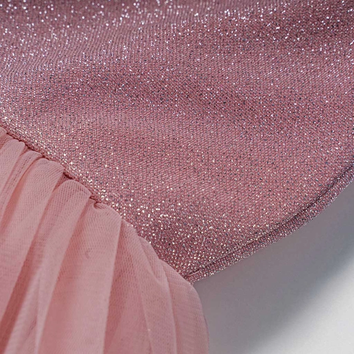 Παιδικό φόρεμα αμπιγέ για κορίτσια Dulce ροζ παρανυφάκι γάμο βάφτιση καλό τούλι ετών online (11)