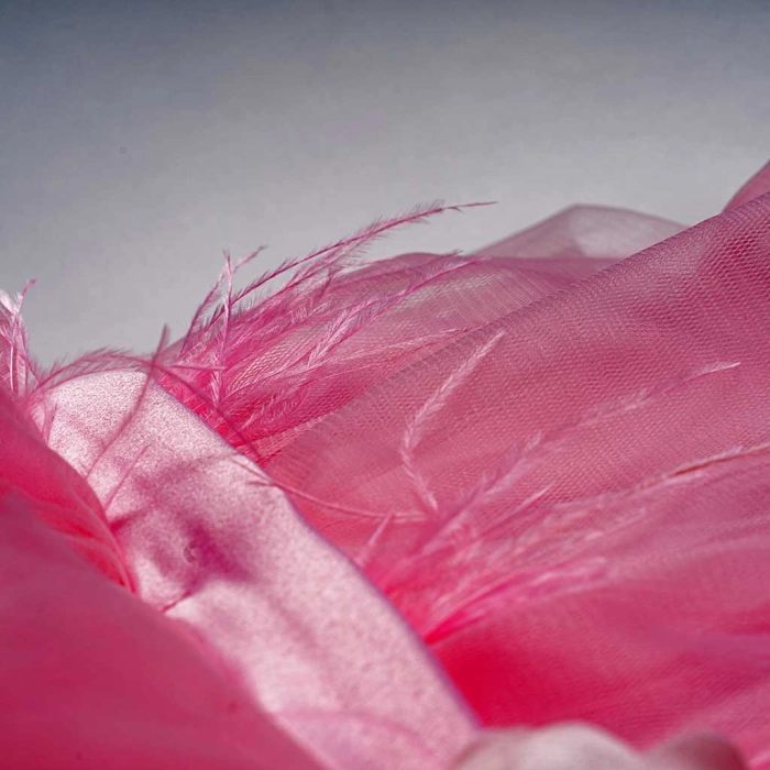 Βρεφικό φόρεμα αμπιγέ για κορίτσια Rosalias ροζ παρανυφάκι γάμο βάφτιση καλό τούλι ετών online (16)
