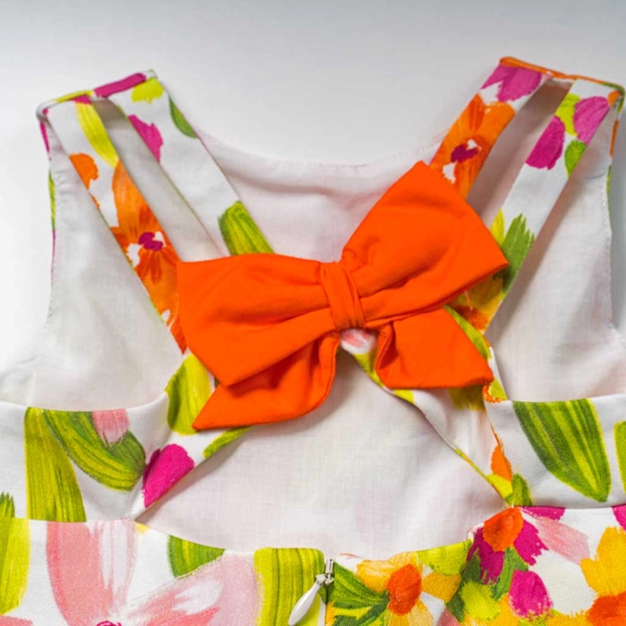 Παιδικό φόρεμα Mayoral countryside για κορίτσια πολύχρωμο φλοράλ επώνυμο μοντέρνο καλοκαίρι κοριτσίστικο ετών (1)