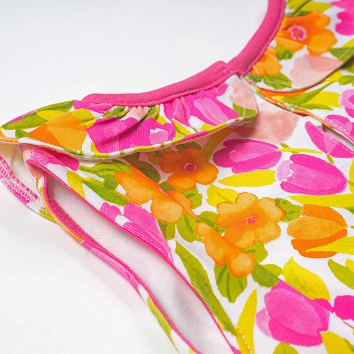 Βρεφικό φόρεμα Mayoral για κορίτσια  bosque πολύχρωμο φλοράλ επώνυμο μοντέρνο με βρακάκι καλοκαιρινό ετών Online (2)