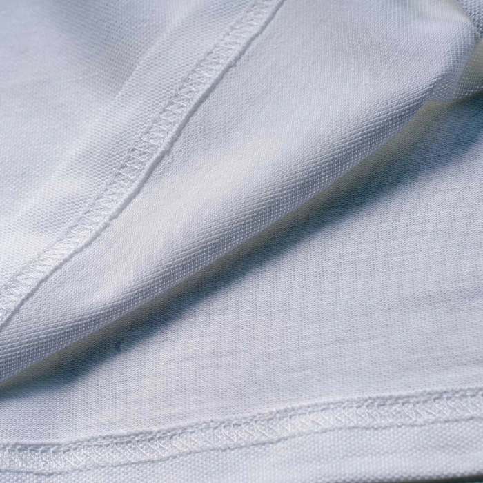 Παιδική μπλούζα Nukutavake πόλο για αγόρια alen άσπρο επώνυμο μοντέρνο καλοκαίρι αγορίστικη ετών για βόλτα online (7)