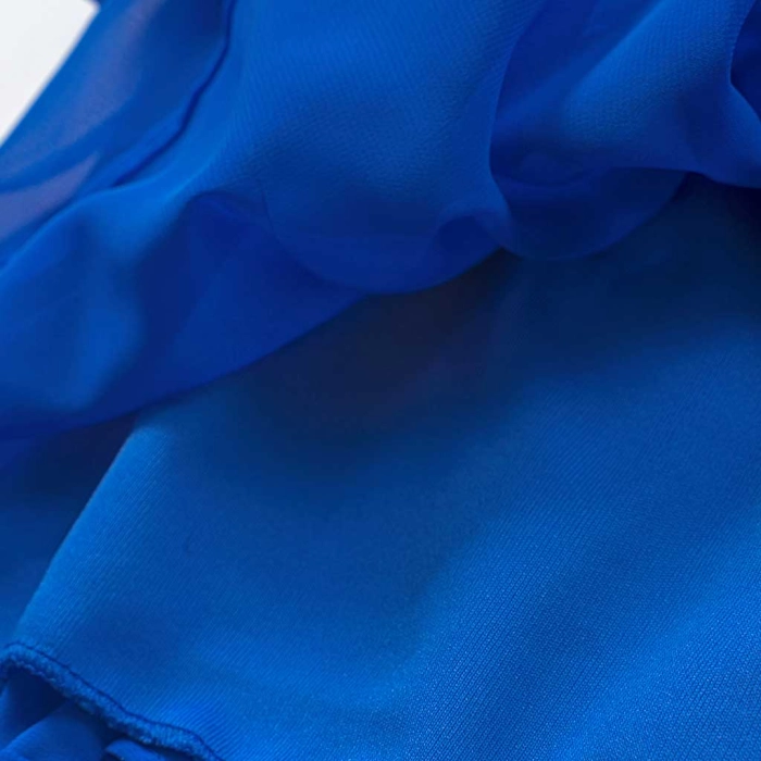 Παιδικό φόρεμα Εβίτα για κορίτσια  Yvonne μπλε καλό αέρινο καλοκαιρινό ετών casual online (5)