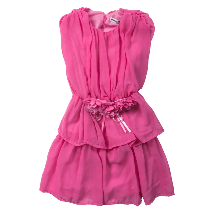 Παιδικό φόρεμα Εβίτα για κορίτσια  Yvonne ροζ καλό αέρινο καλοκαιρινό ετών casual online (1)