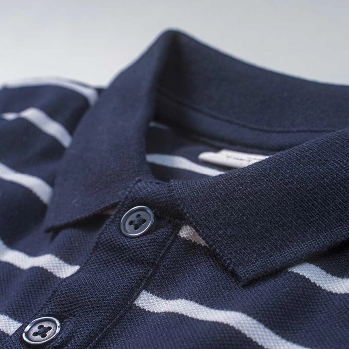 Παιδική μπλούζα Name it για αγόρια Stripes μπλε πόλο καλοκαιρινό κοντομάνικο οικονομικό ετών polo online (2)