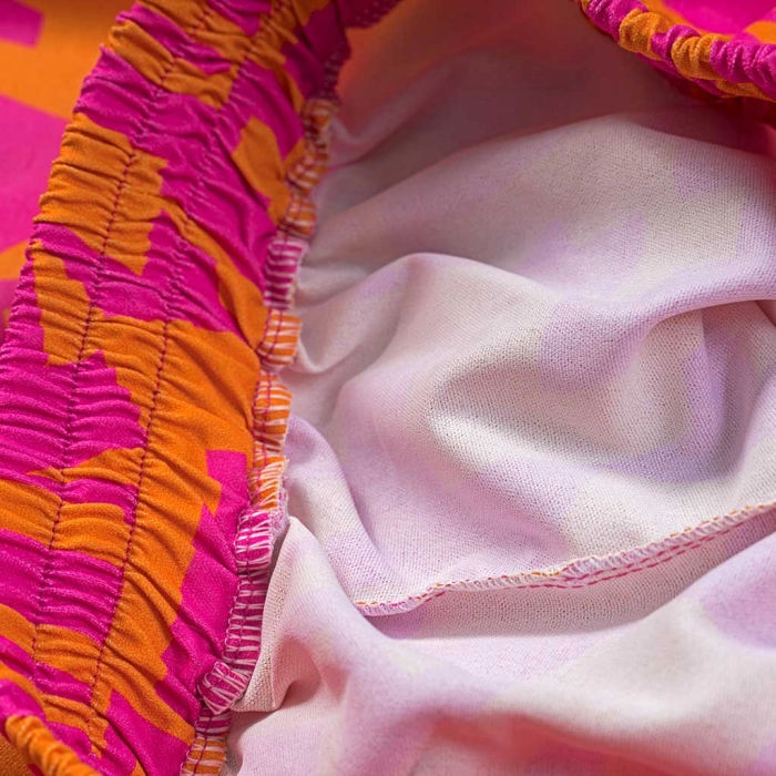 Παιδικό παντελόνι Serafino για κορίτσια Sorbet καλοκαιρινό αέρινο κοντό εμπριμέ άνετο ετών online (3)