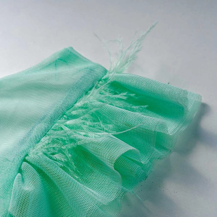 Παιδικό φόρεμα Serafino για κορίτσια Fairy φυστικί καλοκαιρινό αμάνικο καλό ετών cut out online (2)