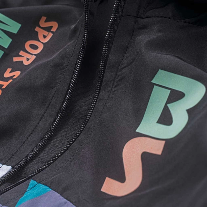 Παδικό μπουφάν  για αγόρια Sport story πράσινο αντιανεμικό ανοιξιάτικο λεπτό αγορίστικο ετών online (2)