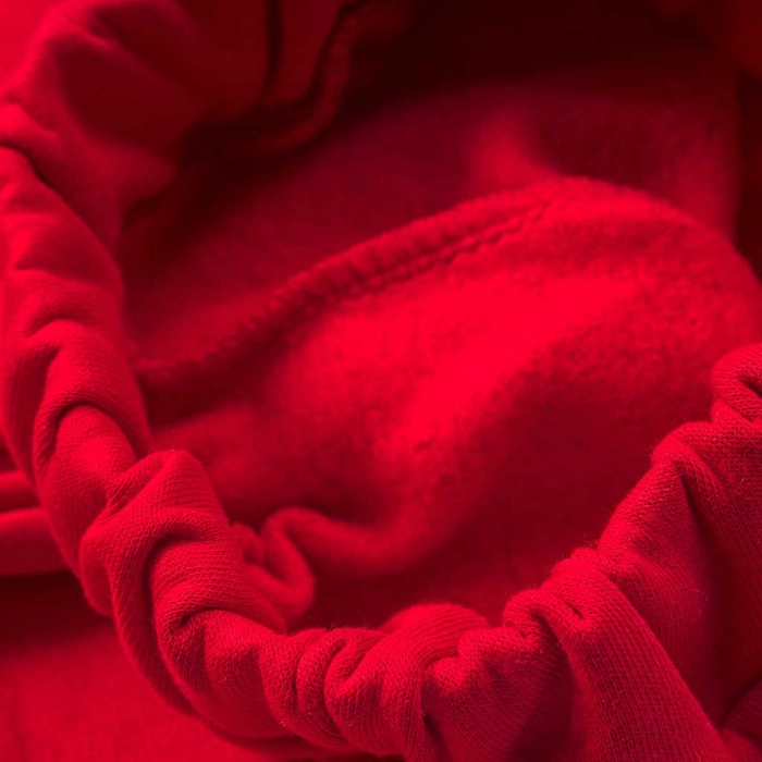 Παιδικό σετ φόρμας για αγόρια Kings κόκκινο χειμωνιάτικο χνούδι άνετο σχολείο κουκούλα ετών online (5)