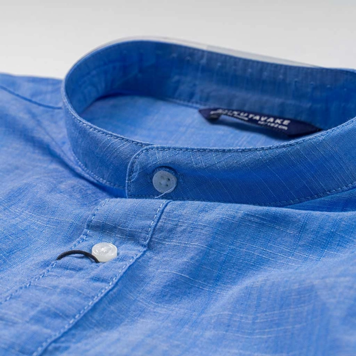Παιδικό πουκάμισο Mayoral για αγόρια Days μπλε επώνυμο μοντέρνο καλοκαιρινό βόλτα ετών casual online (2)