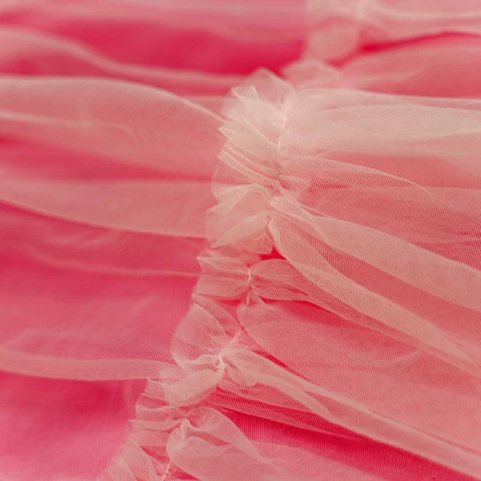 Βρεφικό φόρεμα GUESS για κορίτσια Sugar ροζ κοριτσίστικα μοντέρνα καλοκαιρινά φορέματα επώνυμα online ετών  (4)