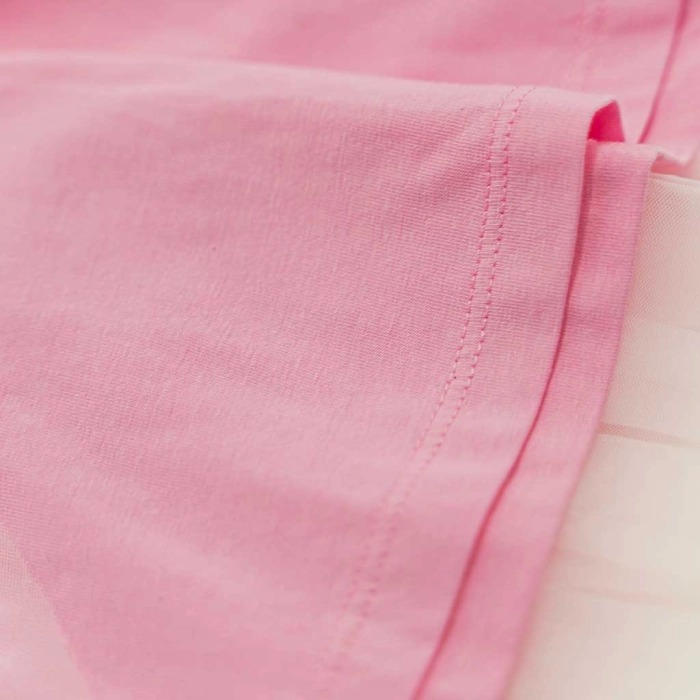 Βρεφικό φόρεμα GUESS για κορίτσια Sugar ροζ κοριτσίστικα μοντέρνα καλοκαιρινά φορέματα επώνυμα online ετών  (5)