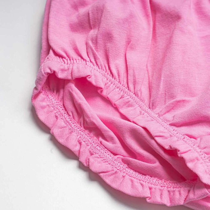 Βρεφικό φόρεμα GUESS για κορίτσια Sugar ροζ κοριτσίστικα μοντέρνα καλοκαιρινά φορέματα επώνυμα online ετών  (7)
