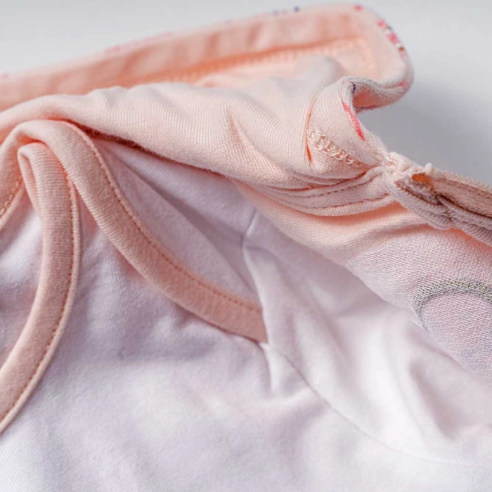 Βρεφικό σετ φόρμας GUESS για κορίτσια Carousel ροζ επωνυμο αμάνικο βαμβακερό δώρο ετών online (7)