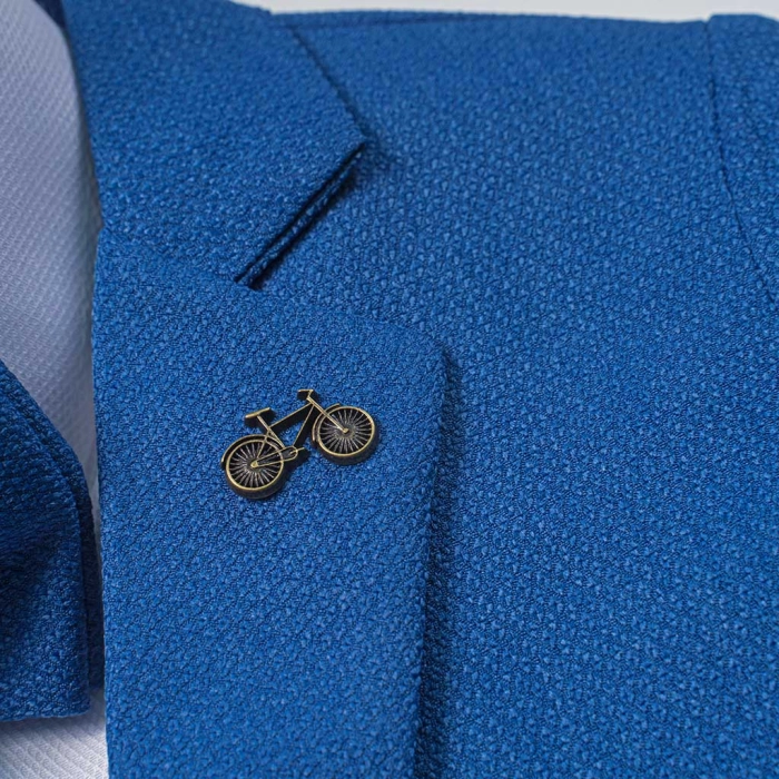 Παιδικό κουστούμι για αγόρια Bicycle μπλε γάμο βάφτιση επίσημο κοστούμι παπιγιόν καλό ετών online (3)