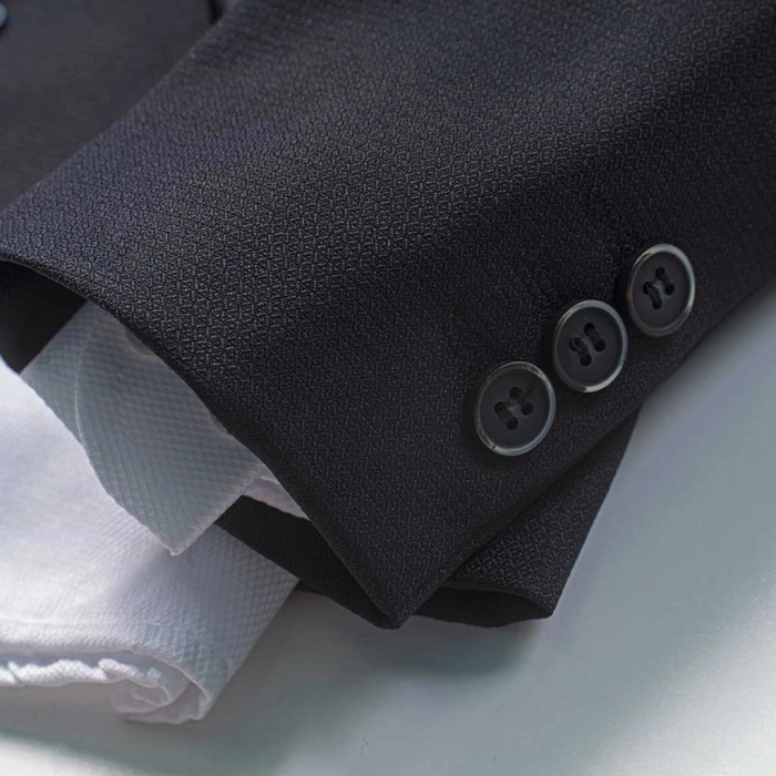 Παιδικό κουστούμι για αγόρια Scissors  μαύρο γάμο βάφτιση επίσημο κοστούμι παπιγιόν καλό ετών online (5)