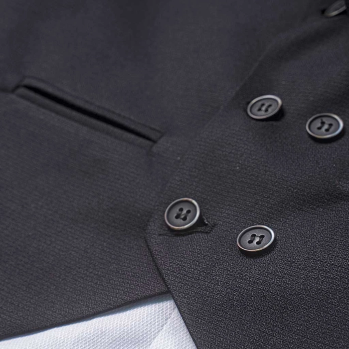 Παιδικό κουστούμι για αγόρια Scissors  μαύρο γάμο βάφτιση επίσημο κοστούμι παπιγιόν καλό ετών online (8)