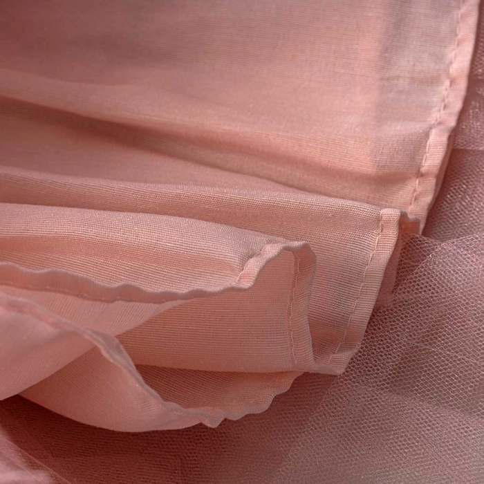 Παιδικό φόρεμα αμπιγέ για κορίτσια Giana ροζ παρανυφάκι γάμο βάφτιση καλό παγιέτες τούλι ετών online (5)