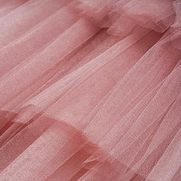 Παιδικό φόρεμα αμπιγέ για κορίτσια Giana ροζ 9-13 παρανυφάκι γάμο βάφτιση καλό παγιέτες τούλι ετών online (4)