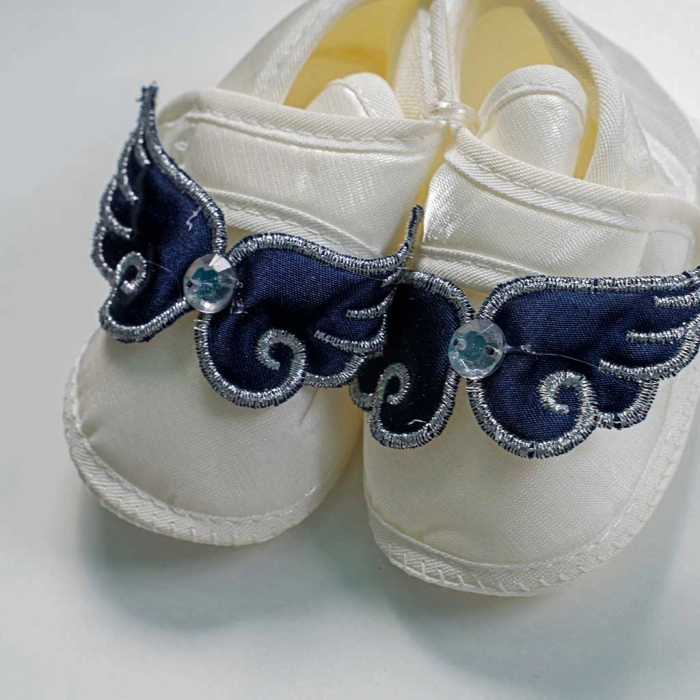 Βρεφικό φορμάκι για αγόρια Angel μπλε νεογέννητο καλό πρίγκιπας στρας σετ μηνών online (5)