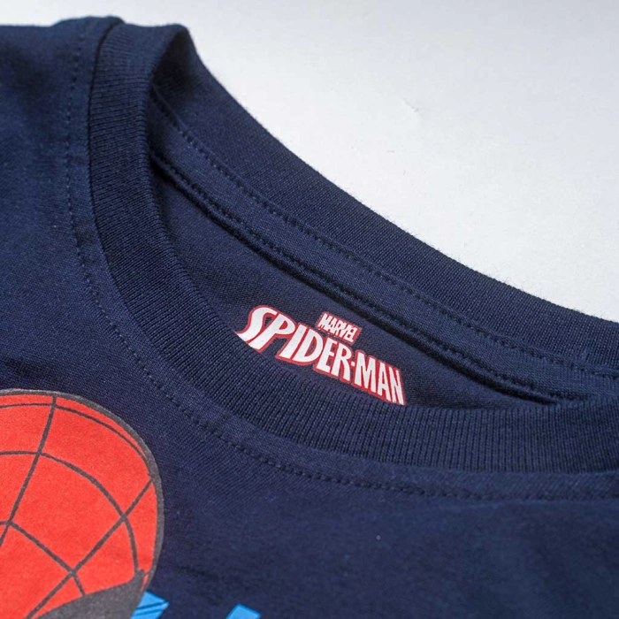 Παιδική μπλούζα Losan για αγόρια Spiderman power μπλε καθημερινή καλοκαιρινό σχολείο μακό ετών online (1)