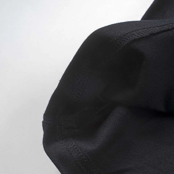 Παιδική μπλούζα New College για αγόρια Daisy Flower μαύρο κοντομάνικες μπλούζες tshirt καλοκαιρινά μακό μοντένα ετών (5)