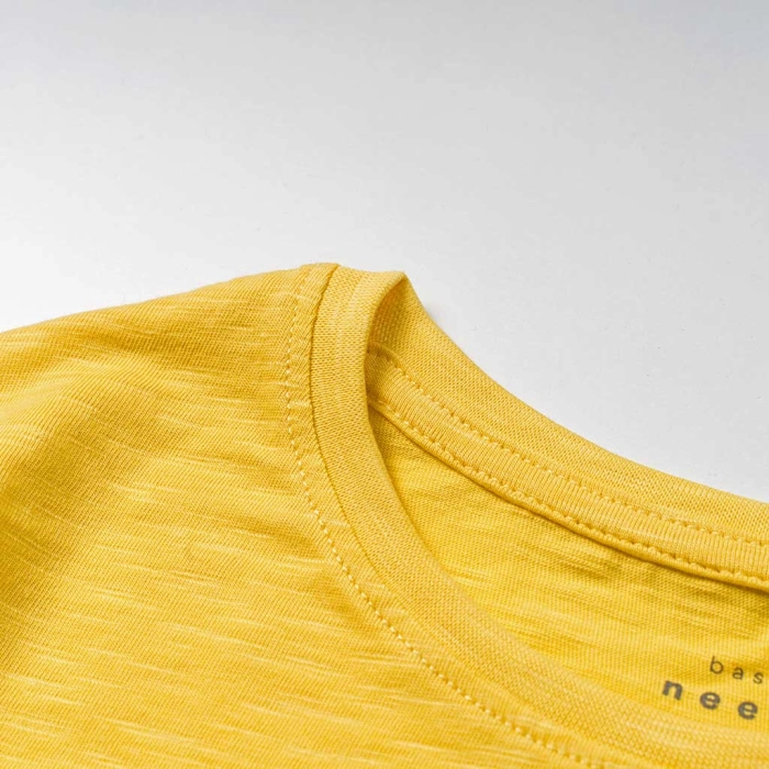Παιδική μπλούζα Name it για κορίτσια Classic κίτρινο σχολείο καθημερινό μακό βαμβακερό ετών online (3)