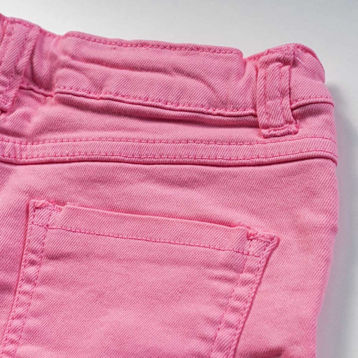 Παιδικό σορτς New College για κορίτσια Tonight ροζ τζιν άνετο καλοκαιρινό jean casual ετών (5)
