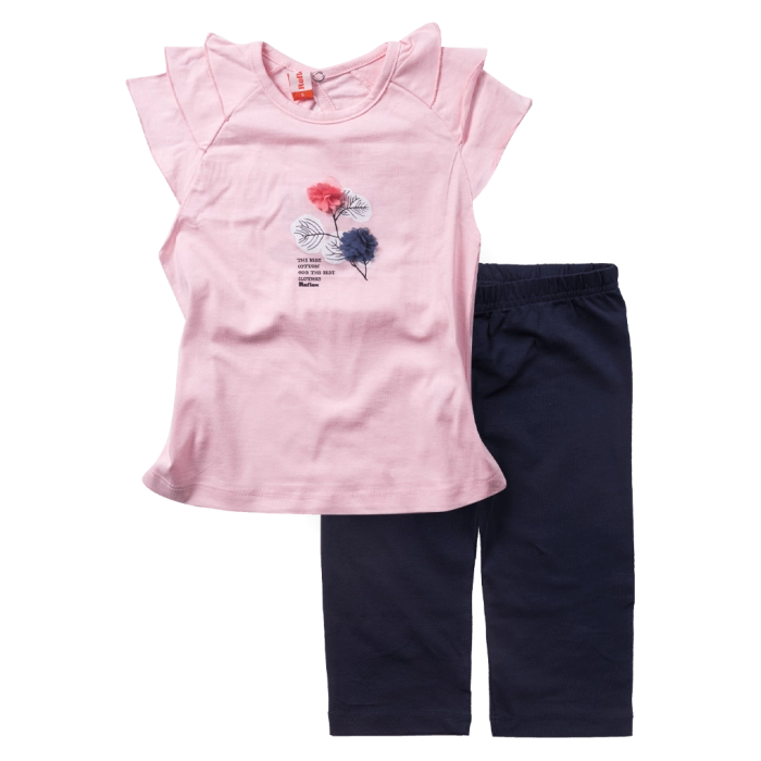 Παιδικό σετ Reflex για κορίτσια Flower  ροζ κοριτσίστικα καλοκαιρινό άνετο καλοκαιρινό ετών online (1)
