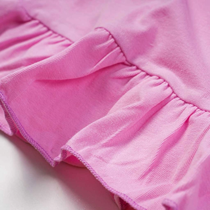 Βρεφικό φόρεμα ΝΕΚ για κορίτσια Love Summer ροζ καλοκαιρινά κοριτσίστικα φορέματα μακό οικονομικά μηνών online (4)