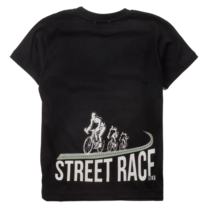 Παιδική μπλούζα ΝΕΚ για αγόρια Bike μαύρο καλοκαιρινές κοντομάνικες t-shirt μακό ετών online (2)