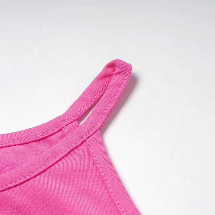 Παιδικό σετ ΝΕΚ για κορίτσια Simple ροζ  άσπρο καλοκαιρινά σετάκια αθλητικά μακό ετών online (5)
