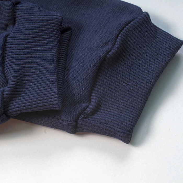 Βρεφικό παντελόνι φόρμας ΝΕΚ για αγόρια Winter μπλε φούτερ χειμερινά παντελόνια σκέτα ελληνικά μηνών online (3)