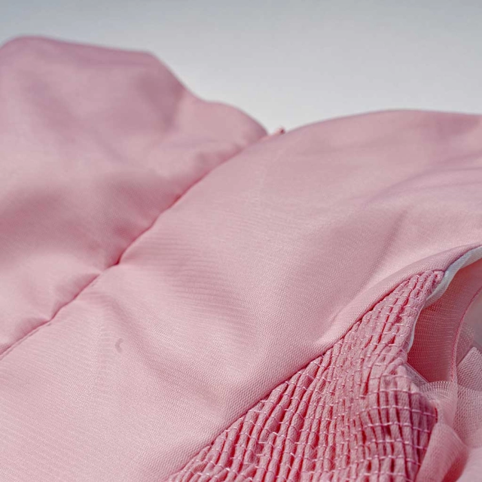 Παιδικό φόρεμα αμπιγέ για κορίτσια Selena ροζ γάμο βάφτιση χρυσόσκονη καλό τούλι ετών online (10)