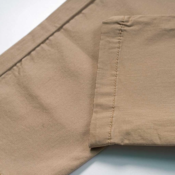 Παιδικό παντελόνι cargo New College για αγόρια Games μπεζ παντελόνια με τσέπες υφασμάτινο chinp ετών online  (3)