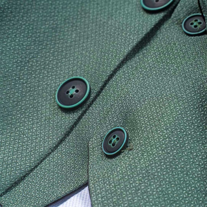 Παιδικό κουστούμι για αγόρια Oliver κυπαρισσί 9-12 πράσινα κοστούμια παραγαμπράκια πράσινο ετών (9)