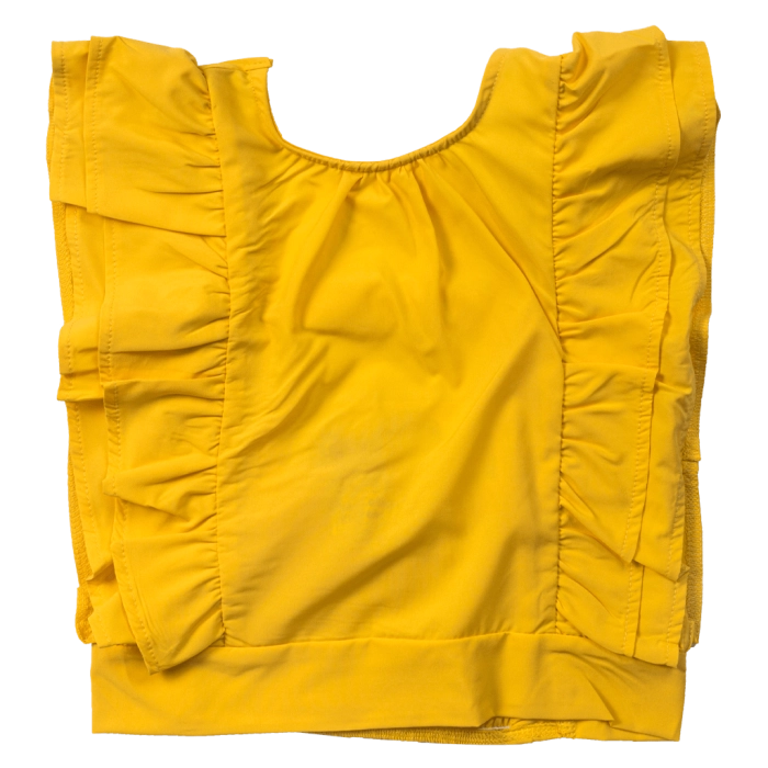 Παιδική μπλούζα New College για κορίτσια Bee κίτρινο καλοκαιρινές κοριτσίστικες ετών crop online (1)